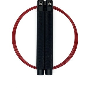 RXpursuit Speedrope Springtouw Falcon Pro Line voor CrossFit - Perfect voor snelle Single Unders en Double Unders - Super Snelle Lagers - Aluminium Handvaten - Zwart-Rood