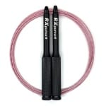 RXpursuit Speedrope Springtouw - Weighted Eagle Pro Line voor CrossFit - Perfect voor Double Unders en Single Unders - Super Snelle Lagers - Aluminium Handvaten met Extra Grip - Zwart-Roze