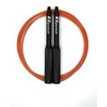RXpursuit Speedrope Springtouw - Weighted Eagle Pro Line voor CrossFit - Perfect voor Double Unders en Single Unders - Super Snelle Lagers - Aluminium Handvaten met Extra Grip - Zwart-Oranje