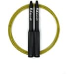 RXpursuit Speedrope Springtouw - Weighted Eagle Pro Line voor CrossFit - Perfect voor Double Unders en Single Unders - Super Snelle Lagers - Aluminium Handvaten met Extra Grip - Zwart-Geel