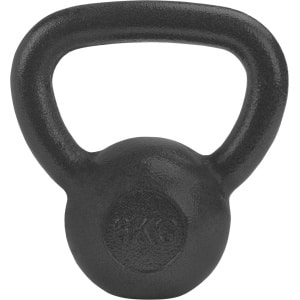 RYZOR Kettlebell van 6 kg - Gietijzeren - crossfit - Bootcamp - massief gietijzer - Kogelhalter - Fitness - gewichten - 6 kg - binnen en buiten - Halters en gewichten - Fitness en Training - Krachttraining - Krachtbenodigdheden - Gietijzer Grijs