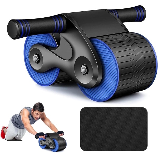 Rebound-buikwiel met kniebeschermers voor core workout en krachttraining thuis ab wheel