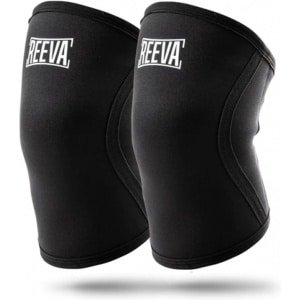 Reeva Knee Sleeves - Knie Brace geschikt voor Gewichtheffen, Fitness en CrossFit - Unisex - Verkocht per paar - 5mm - M