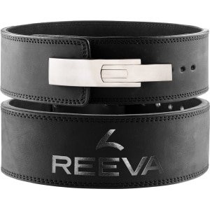 Reeva Lifting Belt met RVS gespsluiting - Maat S - Lever Belt geschikt voor Crossfit, Powerlifting, Fitness en Bodybuilding - Lifting Belt voor Heren en Dames