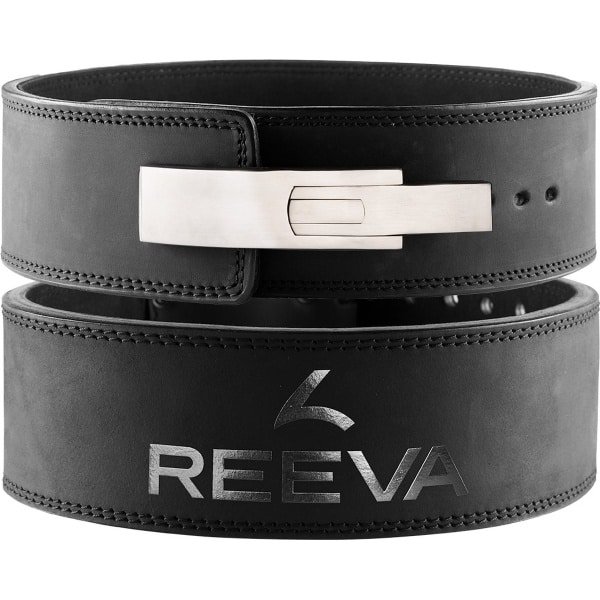 Reeva Lifting Belt met RVS gespsluiting - Maat XS - Lever Belt geschikt voor Crossfit, Powerlifting, Fitness en Bodybuilding - Lifting Belt voor Heren en Dames