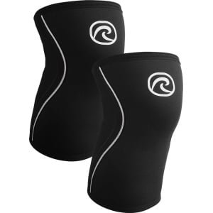 Rehband RX Knee Sleeves - Crossfit - Fitness - 1 Paar - 3MM Zwart - Maat: XS