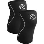 Rehband RX Knee Sleeves - Powerlifting - Crossfit - Fitness - 1 Paar - 7MM Zwart - Maat: M