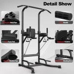RoyaLuxe - Power Dip Station - Fitness - Krachttraining - Sport - Gym - Sportschool Spullen - Hometrainer - Hometrainers - Hometrainers Fitness - Home Trainer - Sportschool Accesoires - Sport Accessoires - Fitness Accessoires