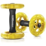 SKLZ Core Wheels - Dynamische Krachttrainer - Trainingswielen - Intensievere Push Ups - Schouders Romp Heupen Trainen - Inclusief Trainingsgids - Ergonomisch