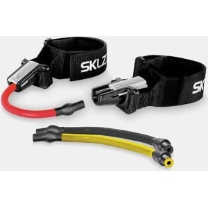 SKLZ Lateral Resistor Pro - Verstelbare Krachttrainer met 3 Weerstandsbanden - Krachttraining - Kracht Trainer - Verstelbaar - Gevoerde Enkelbanden - Slide-Lock Technologie