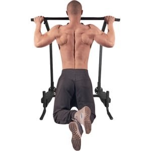 SOUTHWALL Pull Up Bar en Dip Bar - Premium Optrekstang - Dip rack wandmontage - Multifunctionele Fitness station - Krachttraining - Home Workout - Belastbaarheid tot 150kg - Zwart