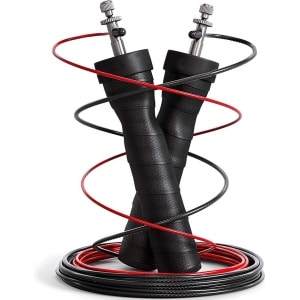SWILIX ® Springtouw - Sport | Fitness | Crossfit - Verstelbaar Springtouw Volwassenen met Kogellagers - Touwtje Springen - Speed Rope 2 Snelheden - Zwart