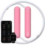 SmartRope Rookie - Springtouw met Mobiele App - Fitness springtouw met teller - Verstelbaar springtouw - Touwtje springen - Skipping rope - Touwtje springen - Fitness - Boksen - Krachttraining - Crossfit - Roze