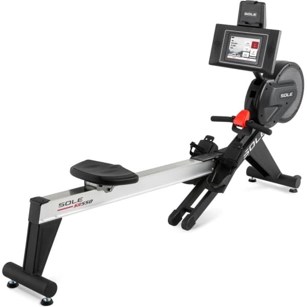 Sole Fitness SR550 - Roeitrainer - 10.1 Inch touchscreen entertainment console - SOLE+ App voor gratis interactief trainen - Zwift en Kinomap - Wifi-connectiviteit - Bluetooth speakers