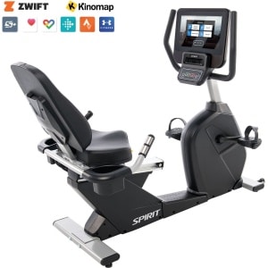 Spirit Fitness CR800ENT ligfiets hometrainer met entertainment console