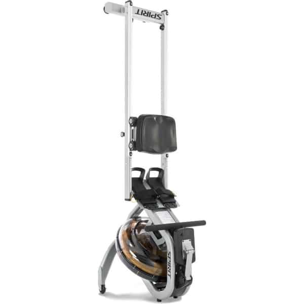Spirit Fitness CRW800H20 Waterroeier Roeitrainer - Fitness & CrossFit Apparaat - Fitnessapparaat - Cardio Apparaat - Compacte opbergstand - Transportwielen - Uitstekende Garantie