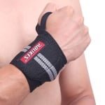 Sport-Goods - Wrist Wraps - 2 paar - Krachttraining - Polsbrace - Zwart