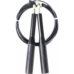 Sport Springtouw - Speedrope - Jump Rope - Crossfit - Zwart