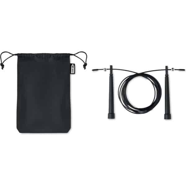 Sport springtouw volwassenen | verstelbaar | speedrope | crossfit | in RPET opbergzakje