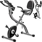 Sportana Hometrainer Eagle 3 - Inklapbaar 10 Niveaus - Zilver Zwart