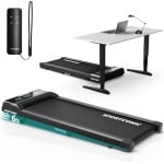 Sportconic Loopband 1-6km/u - Walking pad met Hellingfunctie - Wandelband voor onder het Bureau - Incl. Afstandsbediening