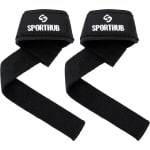 Sporthub Lifting Straps - Lifting Grips/Hooks - Krachttraining Accessoires - Powerlifting/Bodybuilding - Zwart