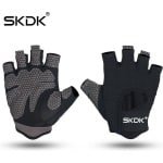 Sports man gloves black - Heren fitness handschoenen - Sport handschoenen heren Ontworpen voor RIDING, STRENGTH TRAINING en CROSSFIT - zwart - Maat L