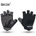 Sports man gloves black - Heren fitness handschoenen - Sport handschoenen heren Ontworpen voor RIDING, STRENGTH TRAINING en CROSSFIT - zwart - Maat M
