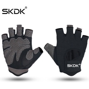 Sports man gloves black - Heren fitness handschoenen - Sport handschoenen heren Ontworpen voor RIDING, STRENGTH TRAINING en CROSSFIT - zwart - Maat S