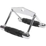 Sportschool V Bar Vierkant - KabelGrip Set - Heavy Duty Handvatten - cable grips - Geschikt voor Zittende Rows en Krachttraining