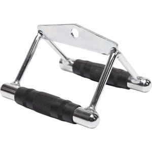 Sportschool V Bar Vierkant - KabelGrip Set - Heavy Duty Handvatten - cable grips - Geschikt voor Zittende Rows en Krachttraining