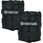 StreetGains® Enkelgewichten 5KG - 2 x 2.5KG - Flexibele Gewichtzakjes - Heavy-Duty Nylon - Ideaal voor Calisthenics, Crossfit, Bootcamp en Conditieoefeningen