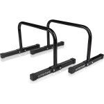 StreetGains® Parallettes - Onverwoestbare Stalen Constructie voor Calisthenics, CrossFit en Bodyweight Fitness - Antislip Rubberen Voetsteunen - Perfect voor Push-ups, Dips, L-Sit, Planche, Handstand - Set van Twee - 2 Jaar Garantie