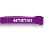 StreetGains® Weerstandsband Strong - Resistance Band 20 tot 45 kg - Paars - Fitness Elastiek voor Calisthenics, CrossFit, Krachttraining & Pull-Ups