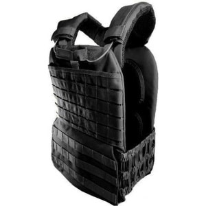 Strongman CrossFit Mobility gewichtsvest (18 kg) zwart