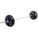 Taurus 3G Pro halterschijven 30 mm gerubberd 2.5kg - metalen binnenring - 3 grepen - crossfit - halterschijf - gewichtheffen - 30mm boring - halter gewicht