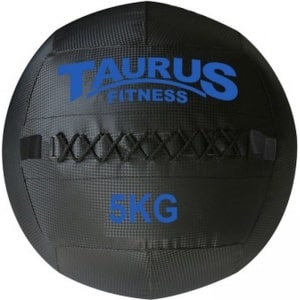 Taurus Wall Ball 5kg - 35cm diameter - crossfit - muurbal - kunstleder - anti slip - functional training - stuitert - coördinatietraining