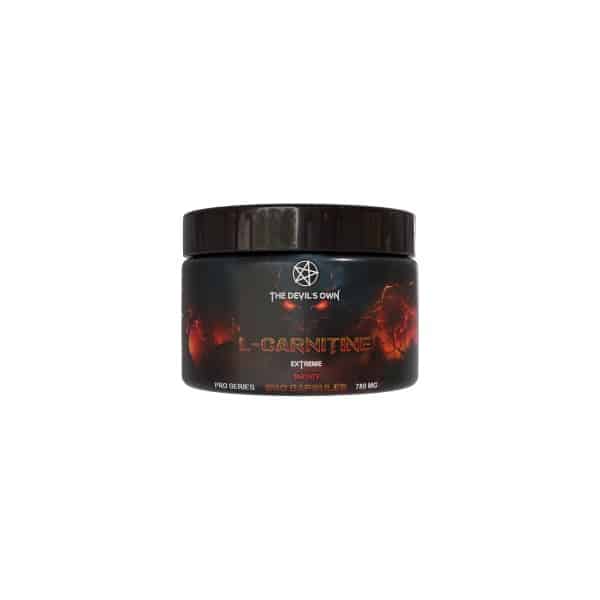 The Devils Own | L-Carnitine | 780 mg | 240 Capsules | 120 doseringen | Vet verbranden | Cardio ondersteunend | sneller herstel | minder spierpijn | beter uithoudingsvermogen | goede hersenfunctie | Nutriworld