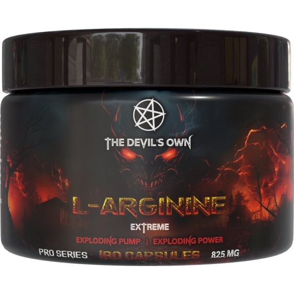 The Devil's Own | L-arginine | 180 capsules á 825mg 90 servings | Pre-workout | Intra-workout | Aminozuren | Nutriworld