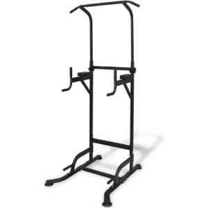 The Living Store Fitnessapparaat 182-235 cm - Fitnessapparatuur - Krachttraining - Halterbank - Home Gym - Chin-up Bar