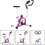 The Living Store Hometrainer Beginner - Fiets - 64x41x101cm - Bandweerstand - LCD