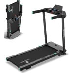TibaGoods Elektrische Loopband - Wandelband - Inklapbaar - 9% Handmatige hellingsfunctie - 12 Programma's - Sport - 1 t/m 12 kmh - Walking pad