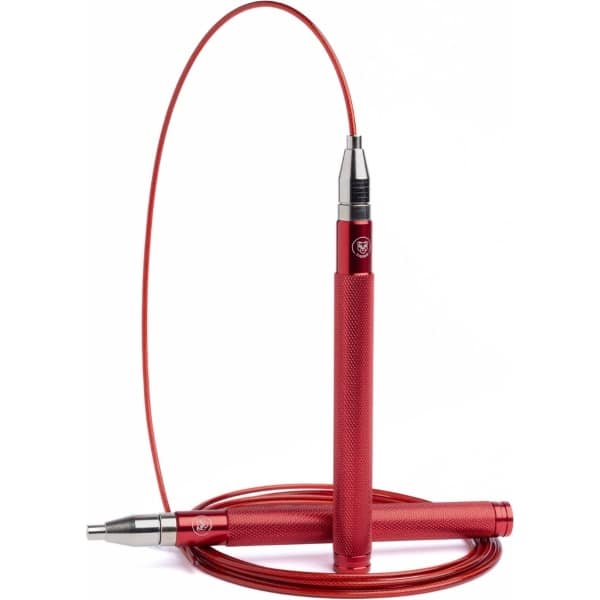 Tigrar Springtouw voor volwassenen - Speedrope - Crossfit - Boksen - Fitness - Rood - Dun Staaldraad - 3 Kleurvarianten