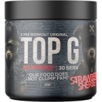 Top G Pre Workout Energy Strawberry Sherbet - 420 gram - 30 servings - Pre-Workout met Caffeine, Beta Alanine, L-Citrulline, L-Tyrosine, Taurine en Choline - Verhoog je Focus en Energie voor Fitness en Krachttraining - Energy Drink - Slechts €29.99