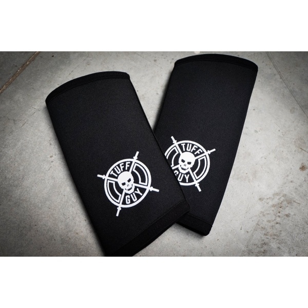 Tuff Guy - Professionele Elbow Sleeves -Maat M -7mm- Heavy Duty Support en Hulp bij Fitness, Bodybuilding, Powerlifting, Gewichtheffen en Crossfit