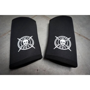 Tuff Guy - Professionele Elbow Sleeves -Maat XS -7mm- Heavy Duty Support en Hulp bij Fitness, Bodybuilding, Powerlifting, Gewichtheffen en Crossfit