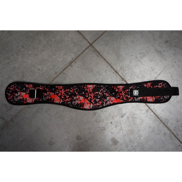 Tuff Guy - Red Digital Camo Nylon Lifting Belt - Gewichthef Riem - Geschikt voor Fitness en CrossFit - Medium