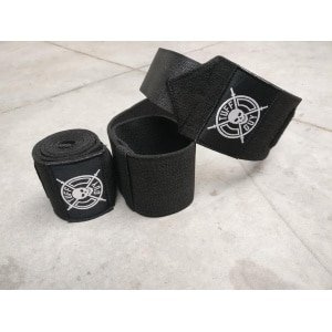 Tuff Guy - Wrist Wraps - Black - Comfort, Support en Hulp bij Fitness, Bodybuilding, Powerlifting, Gewichtheffen en Crossfit