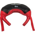 Tunturi Bulgarian bag gewicht 10kg - Fitness sandbag voor krachttraining - Powerbag Rood - Incl. gratis fitness app