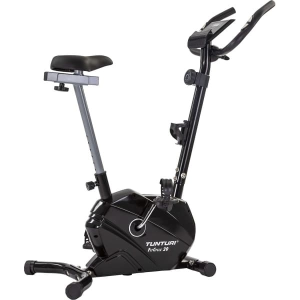 Tunturi FitCycle 20 Hometrainer - Fitness Fiets - Fitness fiets met 8 weerstandsniveaus - Voorzien van tablethouder en transportwielen
